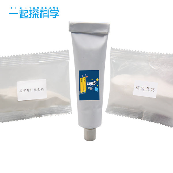 Science and technology small production handmade DIY homemade toothpaste in steam primary and secondary school students fun educational toys gizmo