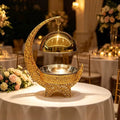 Diamond-shaped gold stainless steel buffet stove 8l hanging cover buffet stove for restaurants and hotels