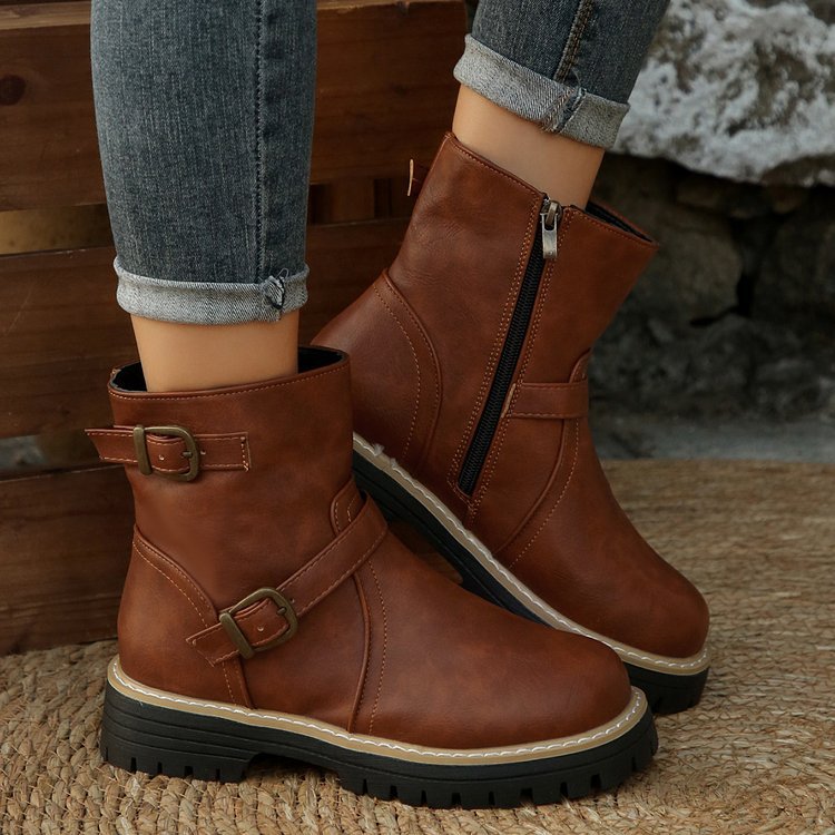 spring/autumn new arrival: thick-soled martin boots for cross-border e-commerce. plus sizes available. price difference: $0.67. wholesale options available. dropshipping to  and