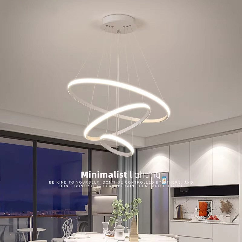 2026 new living room dining room pendant light, light luxury nordic led bedroom lamp, popular lighting fixture, high-end modern minimalist style