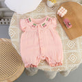 Baby rompers: lightweight summer styles for baby girls - perfect for full month, 100-day celebration, and princess outfits. adorable summer clothes for lounging, crawling, and outdoor adventures