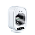 Summer new arrival: cooling mist humidifying fan - mini usb rechargeable, 3-speed desktop fan