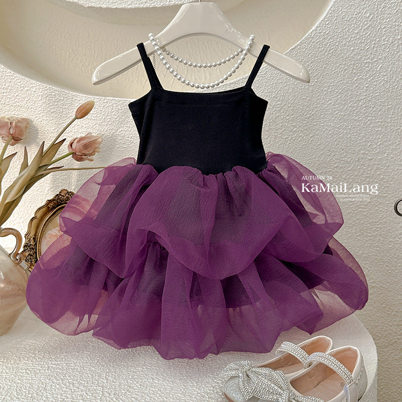 【custom wholesale】girls' dresses summer  new stylish children's skirts birthday girl tutu dress