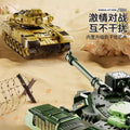 Kids' remote control tank toy - armored crawler model car with shooting cannon - electric vehicle - perfect birthday gift for boys