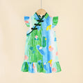 Girls' cheongsam dress -  summer new arrival, modernized ethnic style, chic summer dress, dropshipping available