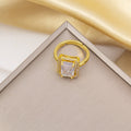 Tz-8235 gold white ring