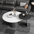 Rock slab coffee table round modern living room creative designer accessible luxury side table small apartment balcony casual italian tea table