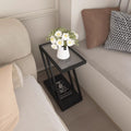 Extremely narrow bedside table casual bedroom bedside small slit storage rack accessible luxury sofa side table glass bedside table none