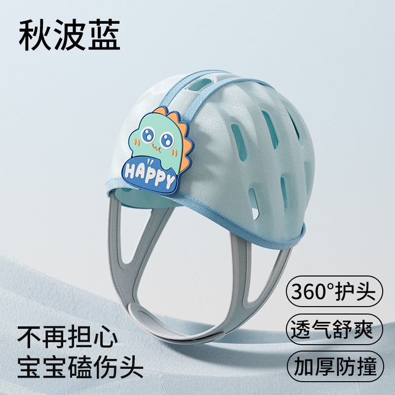 Kids' cartoon anti-collision helmet, baby anti-fall cap, head protection helmet, toddler anti-collision helmet, first walker anti-fall cap