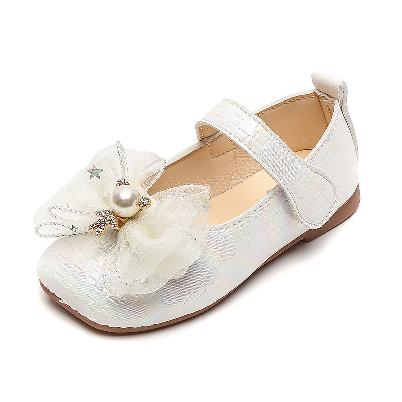 Girls' leather shoes - spring  new collection: princess shoes for baby girls, soft-soled children's shoes, spring/autumn single shoes, pink