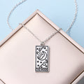 Wholesale alloy square pendants - new fashion jewelry for women, perfect for cross-border e-commerce: trendy letter, star, sun, and moon necklaces