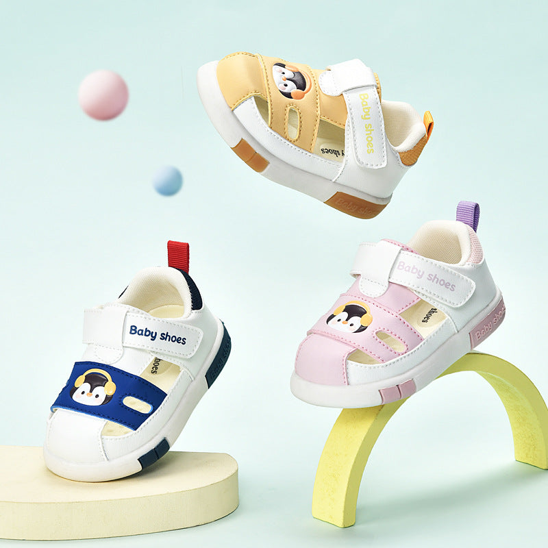 New arrival baby boy toddler shoes summer sandals baby soft bottom shoes cartoon 1 to 3 years old baby shoes children's shoes