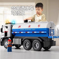 Kids' large water spraying fire truck toy - alloy construction vehicle educational toy car gift for boys ages 3-6