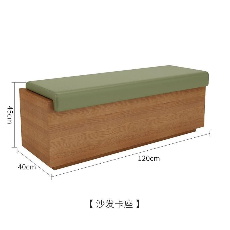 Bench can be used as a wall-mounted booth casual table and chair double sofa restaurant cafe dessert milk tea shop sofa table and chair