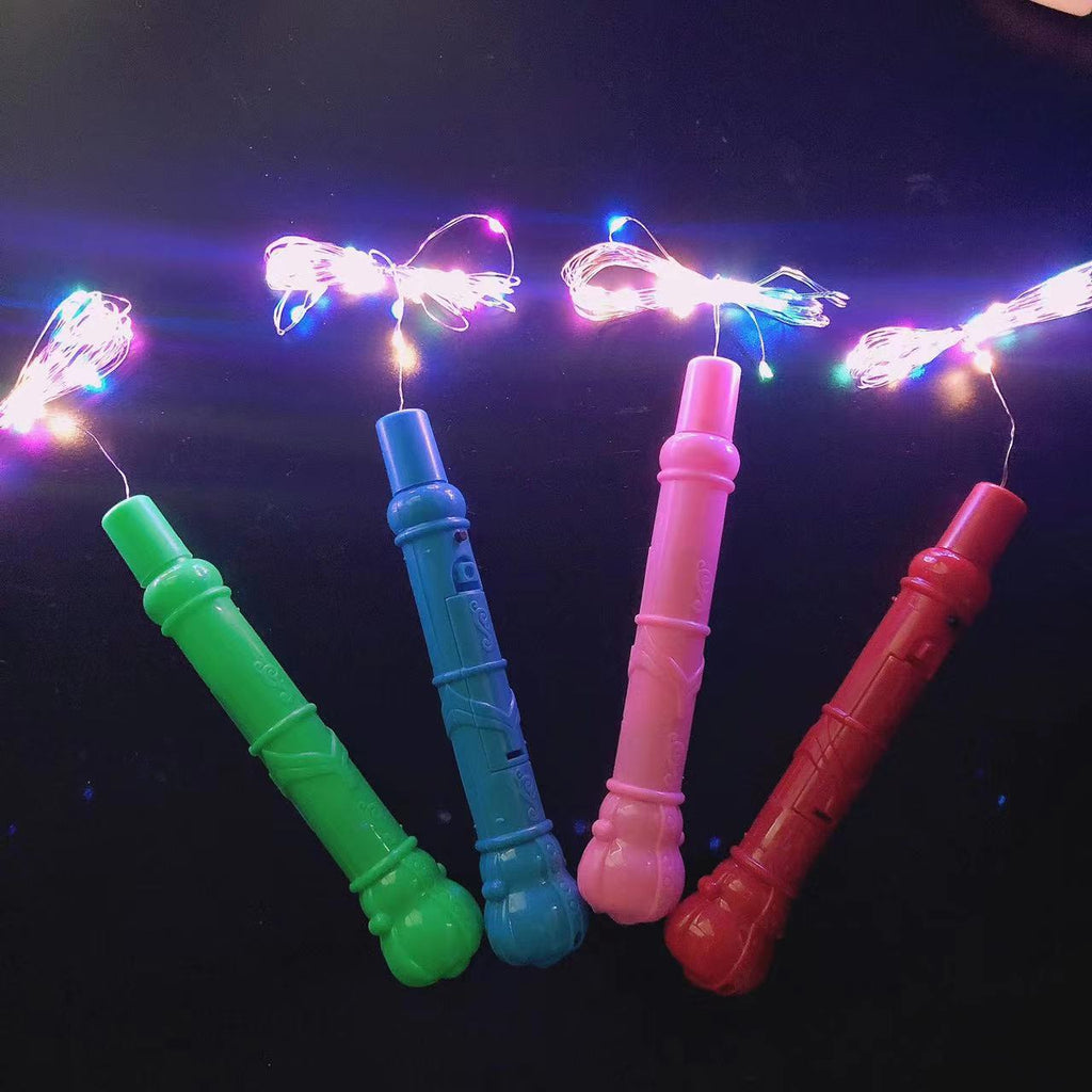 LED Bobo ball light with two handles 2 battery boxes 3 meters lantern line luminous handle balloon light line light strip