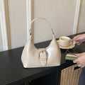K-stylespringnew arrival shoulder bagfashioncasual oil wax leather armpit bageasiest for matchwork clothing daily dumpling bag for women