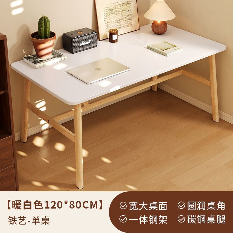 Computer desk bedroom for home desk office table girl casual workbench rectangular simple rental house table and chair