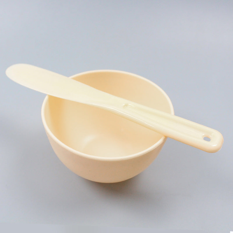 Beauty tpr imitation silicone mask bowl soft mask bowl stick silicone bowl mixing stick pp beauty worker