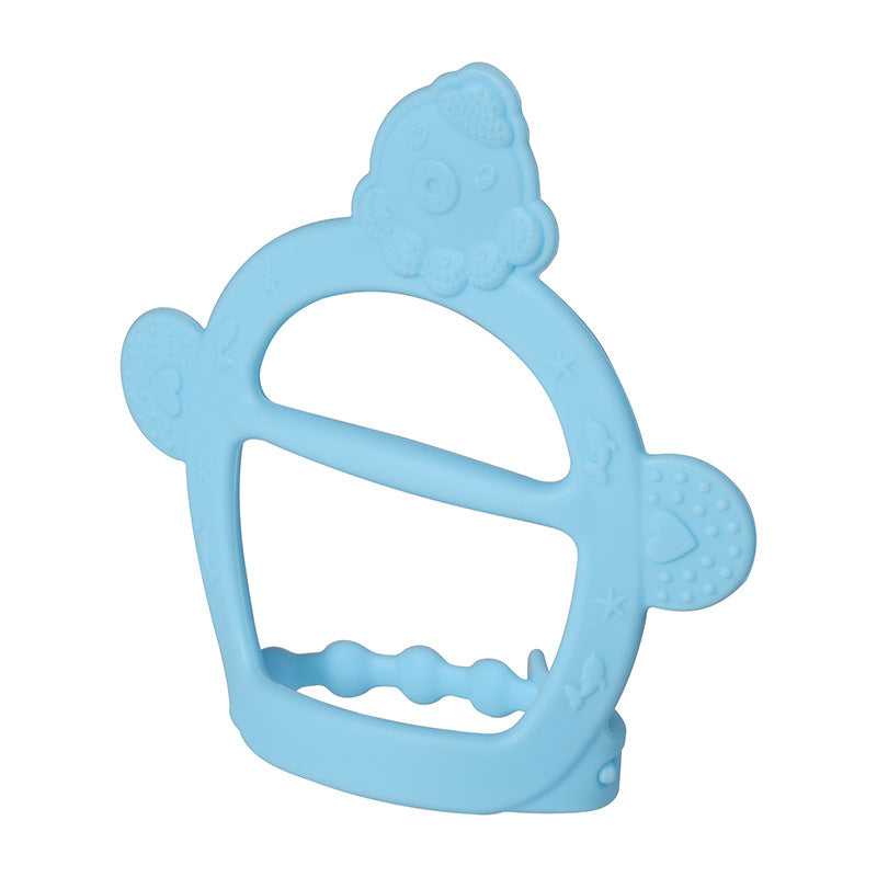 Factory direct sales baby silicone bracelet toothpaste, gloves, molars, strap-on baby tooth fixing toothpaste