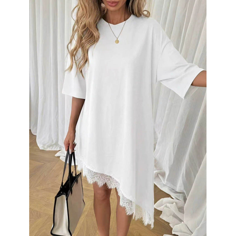 Shipped: new summer collection for independent e-commerce stores - cross-border european & american women's fashion - sexy lace trim dress