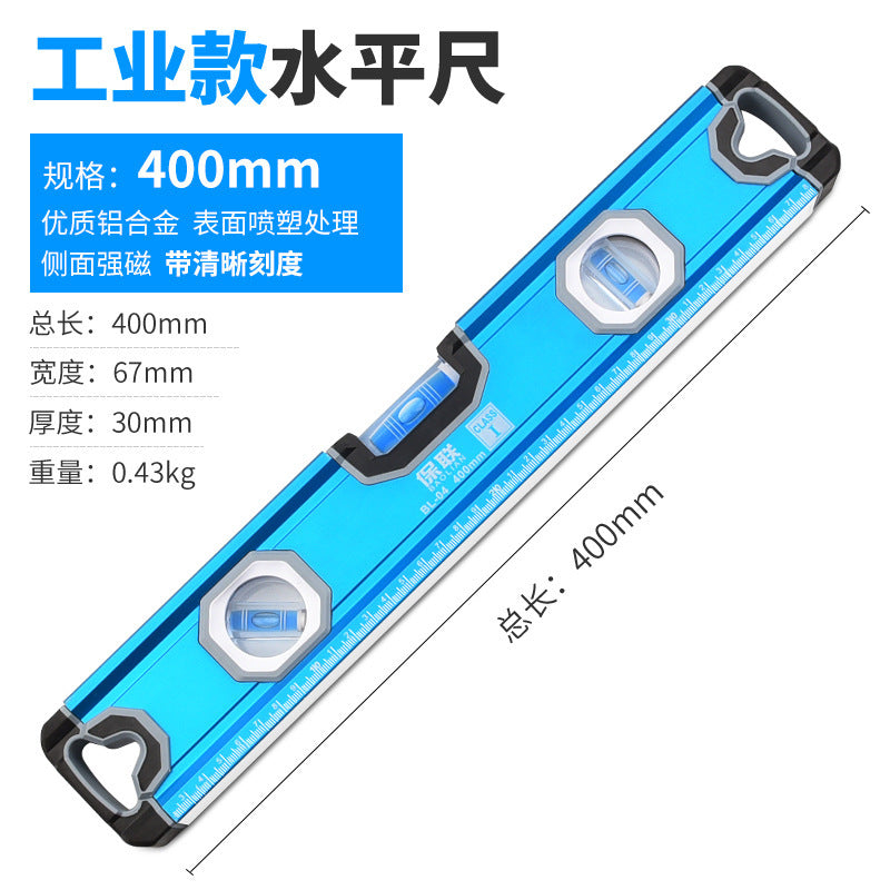 High-precision mini magnetic level for diy & home improvement - solid aluminum alloy, drop-resistant, with small bubble
