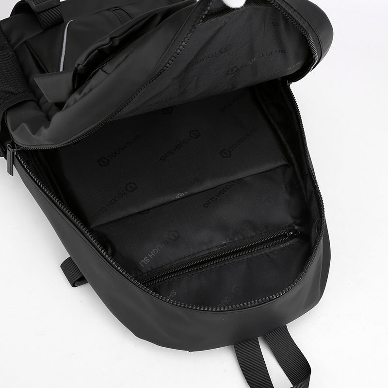 Cross-border new trend backpack men's casual anti-splashing travel bag computer bag backpack student schoolbag men's bag