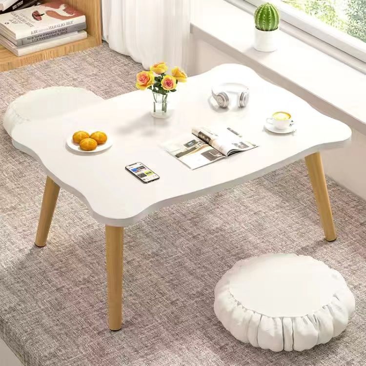 Bay window coffee table small apartment side table tatami small carpet table for home rental room balcony bed