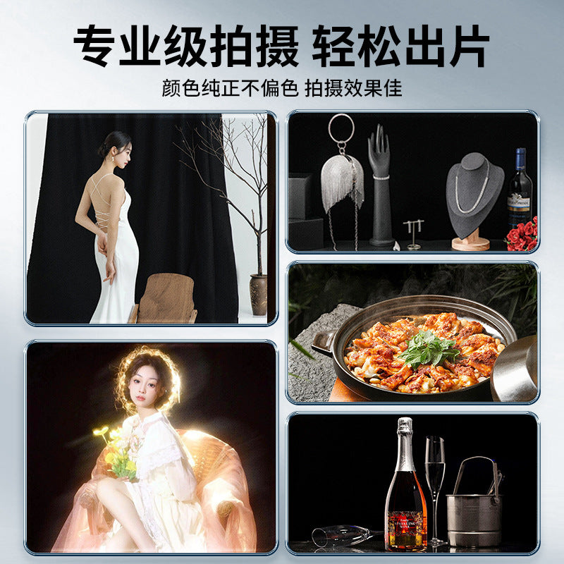 2 * 3 meters black light-absorbing cloth, flocking photographic background cloth, New Year's black screen photo shooting prop curtain is not