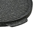 Factory direct supply for home aluminum non-stick round teppanyaki steak pizza stone frying pan baking dish