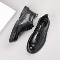 Genuine leather new men's brogue carved leather shoes - casual, business, versatile, stylish, wedding, and groom's shoes