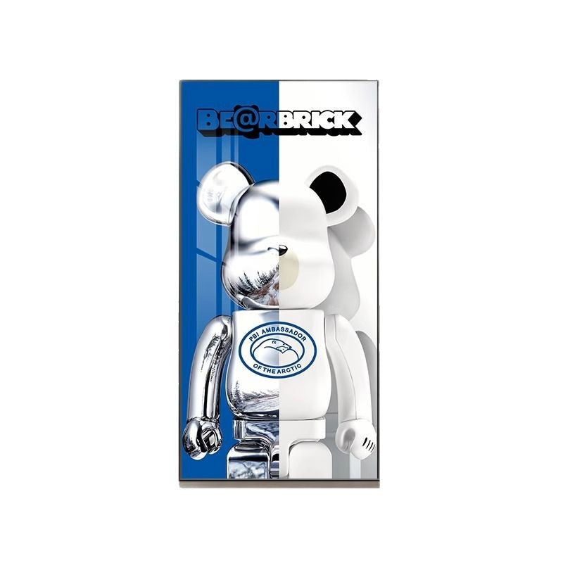 Kaws violent bear entrance entrance decorative painting modern simple corridor aisle hanging painting tide brand creative building block mural