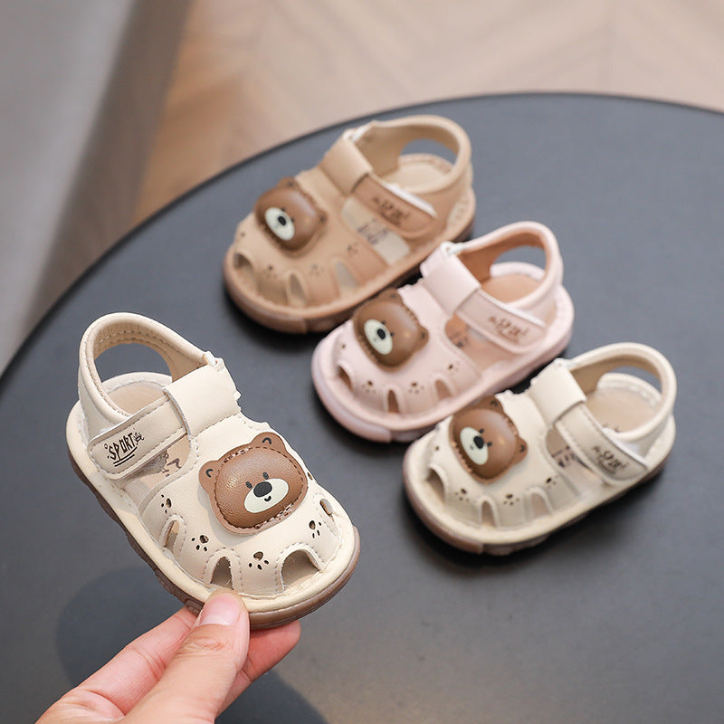 26 spring and summer new arrival baby shoes cut out toddler shoes sandals cartoon soft bottom men's and women's baby shoes export children's shoes