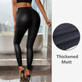 Amazon's hottest export product: women's multi-color leather pants, high-waisted leather leggings, four-way stretch butt-lifting pencil pants