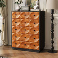 Medieval style solid wood chest of drawers multi-layer creative living room ripple cabinet medieval style storage tv cabinet chest of drawers