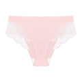Exportfashion seamless ice silk women's low waist briefs sexylacepatchworkplaid breathable underwear women