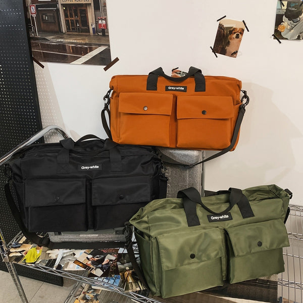 Cross-border travel bag large-capacity women's 2024 new commuter big bag leisure shoulder tote bag student school bag