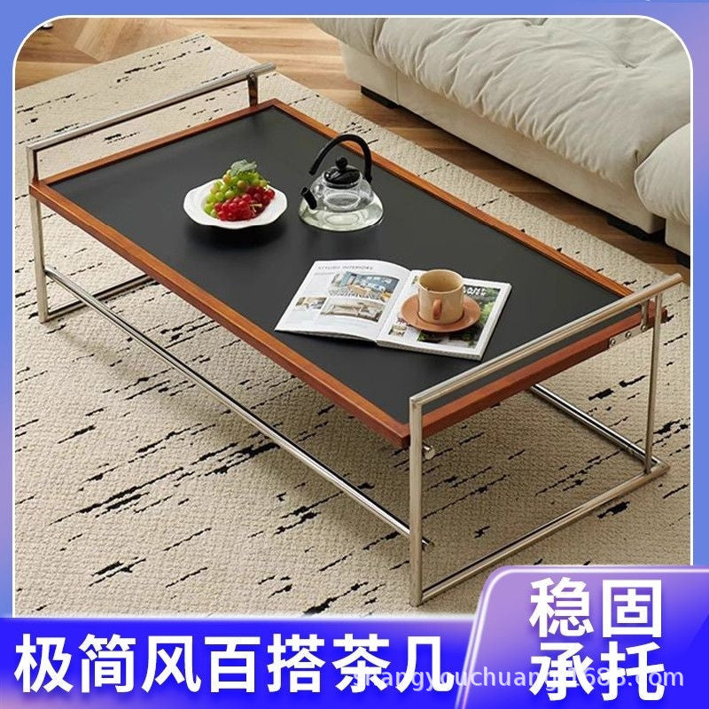 Rio coffee table stainless steel flip tea table living room for home computer table tea table designer coffee table desk all-in-one