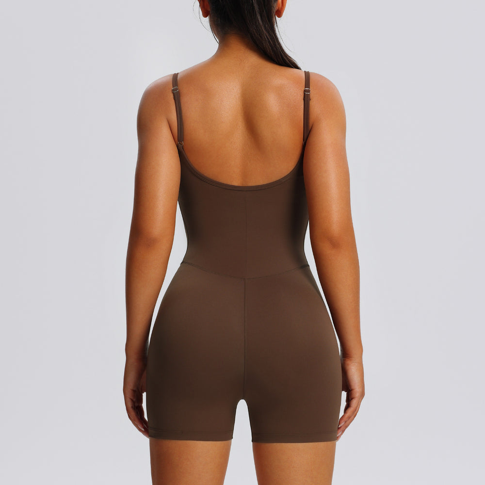 Fashionnew arrival yoga jumpsuit women's suspender beautiful back all-in-one fitness wear adjustable sports jumpsuit yoga wear