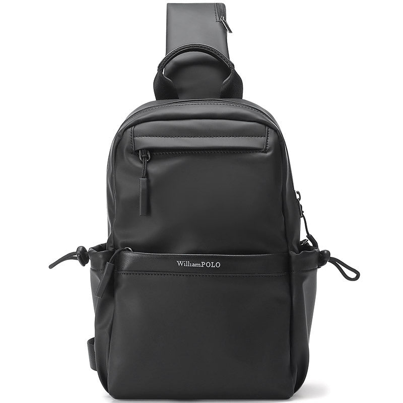 Emperor Paul Men's Shoulder Bag Stylish and Simple Chest Bag Large Capacity Commuter Casual Messenger Bag Waterproof Men's Bag