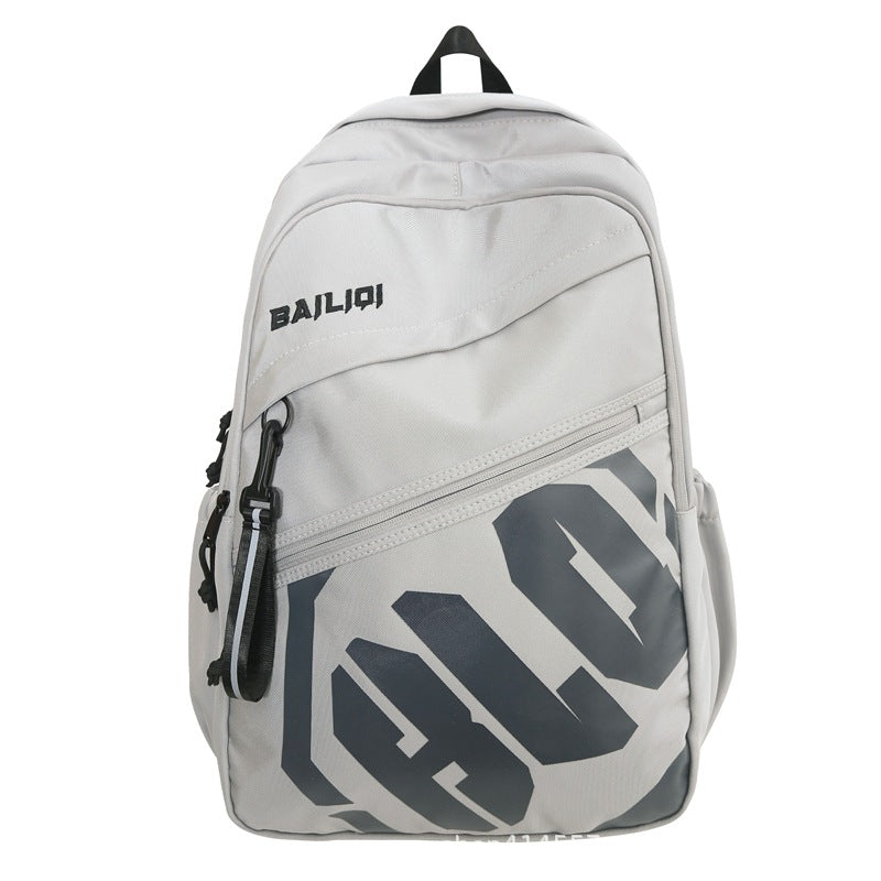 Customizable trendy backpack for college and middle school students, 1000d water-resistant material, multiple colors available, large capacity
