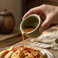 Retro ceramic small flavor dish restaurant hotel for home dipping snack dish hot pot cold dish side dish seasoning soy sauce dish