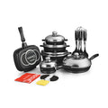 23-piece cookware set: includes stockpots, skillets, and aluminum pans - non-stick cookware, heavy-duty aluminum pans - cross-border e-commerce