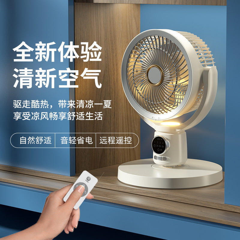 Rechargeable floor fan - powerful, portable, and versatile: perfect for home, dorm, or office. usb powered, remote control, and timer function