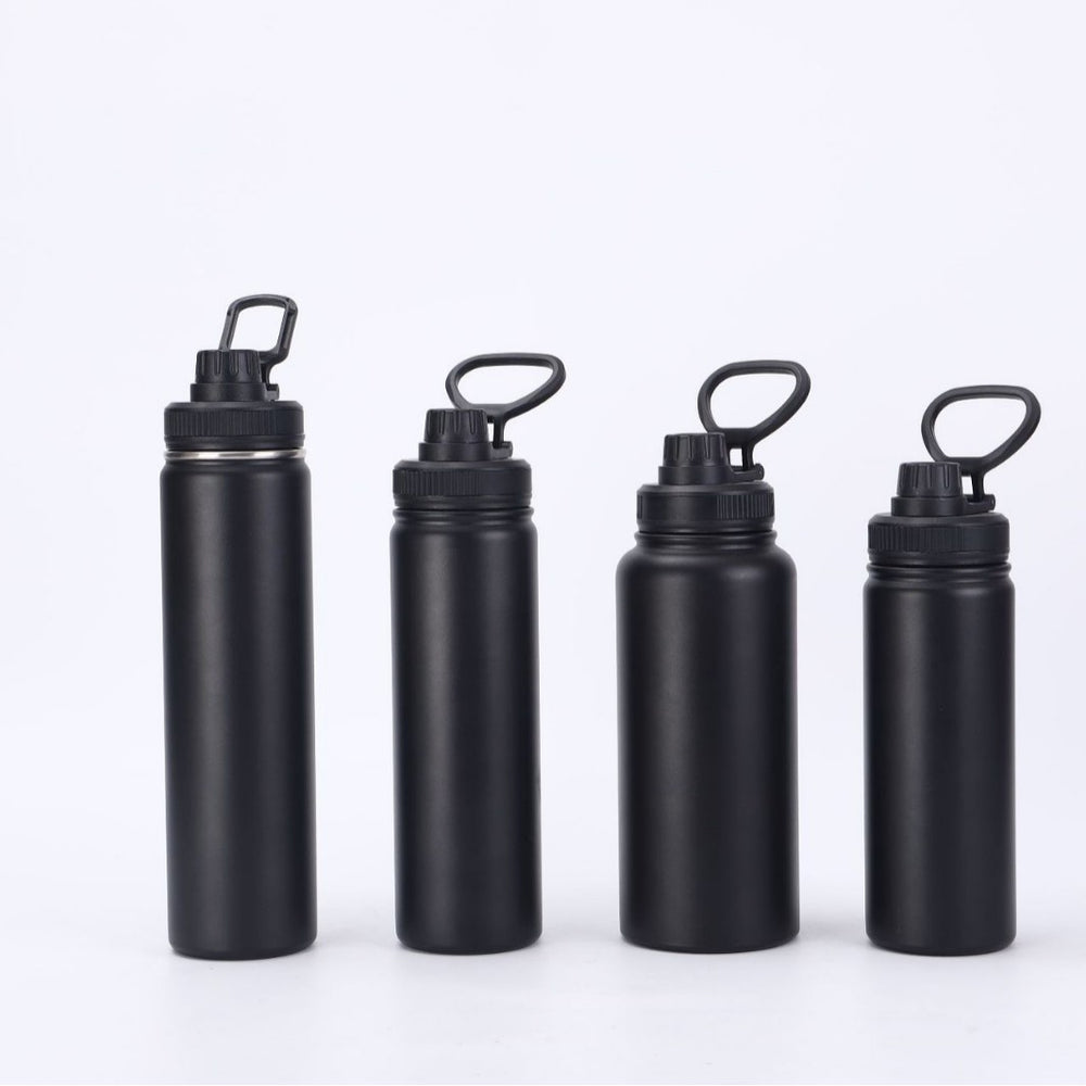 Wholesale cross-border 304 stainless steel insulated tumblers: solid color outdoor space flask, high-value, large capacity insulated cup - customization available