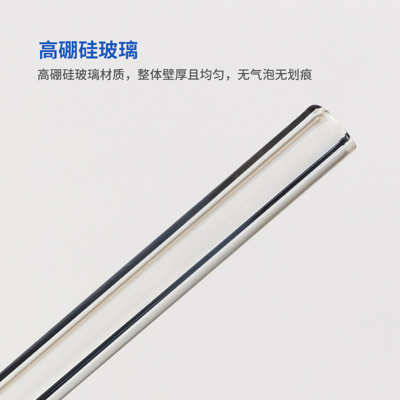 Long neck input connector manufacturers wholesale and retail professional research glass instruments chemical experimental tools