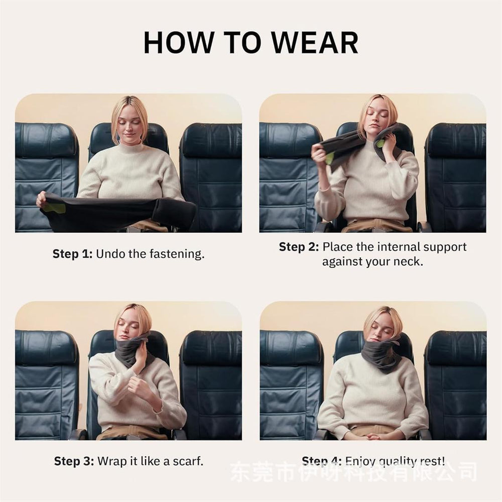 Amazon hot-selling travel neck pillow - nap pillow, neck support, super soft, portable neck pillow for office breaks