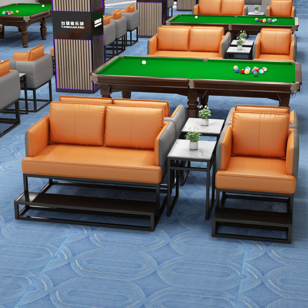 Billiard hall sofa billiard room viewing chair special viewing casual table and chair competition viewing sofa waterproof cat scratch leather