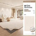 Removable and washable carpet living room cream style pure color waterproof wipeable double layer detachable foldable storage bedroom carpet