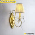 French crystal wall sconce - bedroom bedside, living room, hallway, entryway, study - european style crystal wall lamp