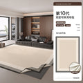 Removable and washable carpet, living room modern minimalist double-layer machine washable sofa soundproof mat, italian high-end easy-care rug